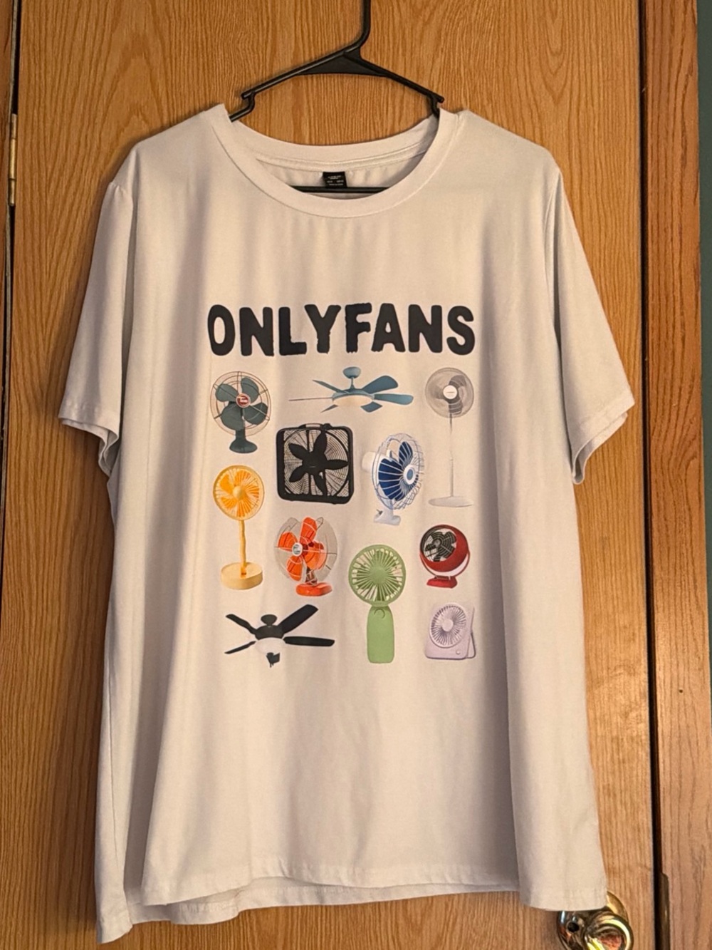 SHEIN White Kids' Short-Sleeve Tee with Colorful Fan Graphic